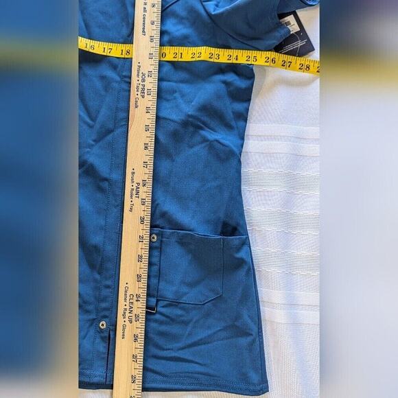 Dickies Xtreme Stretch V-Neck Short Sleeve Scrub Top Blue Size 2X NWT - Picture 6 of 8
